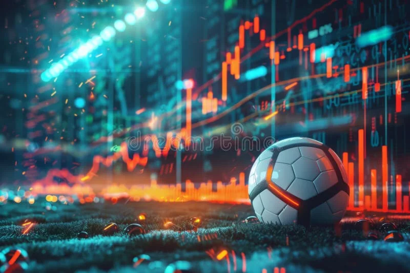 Pertandingan olahraga dengan pemain yang sedang beraksi